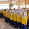 Ratusan siswa Kesehatan Banten saat diterima wakil Bupati Kuningan di RM Lermbah Ciremai.